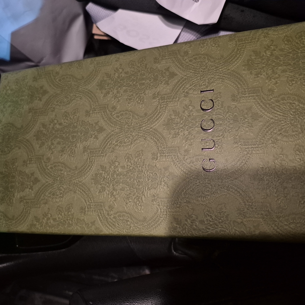 GUCCI Authentic Black Leather Gloves